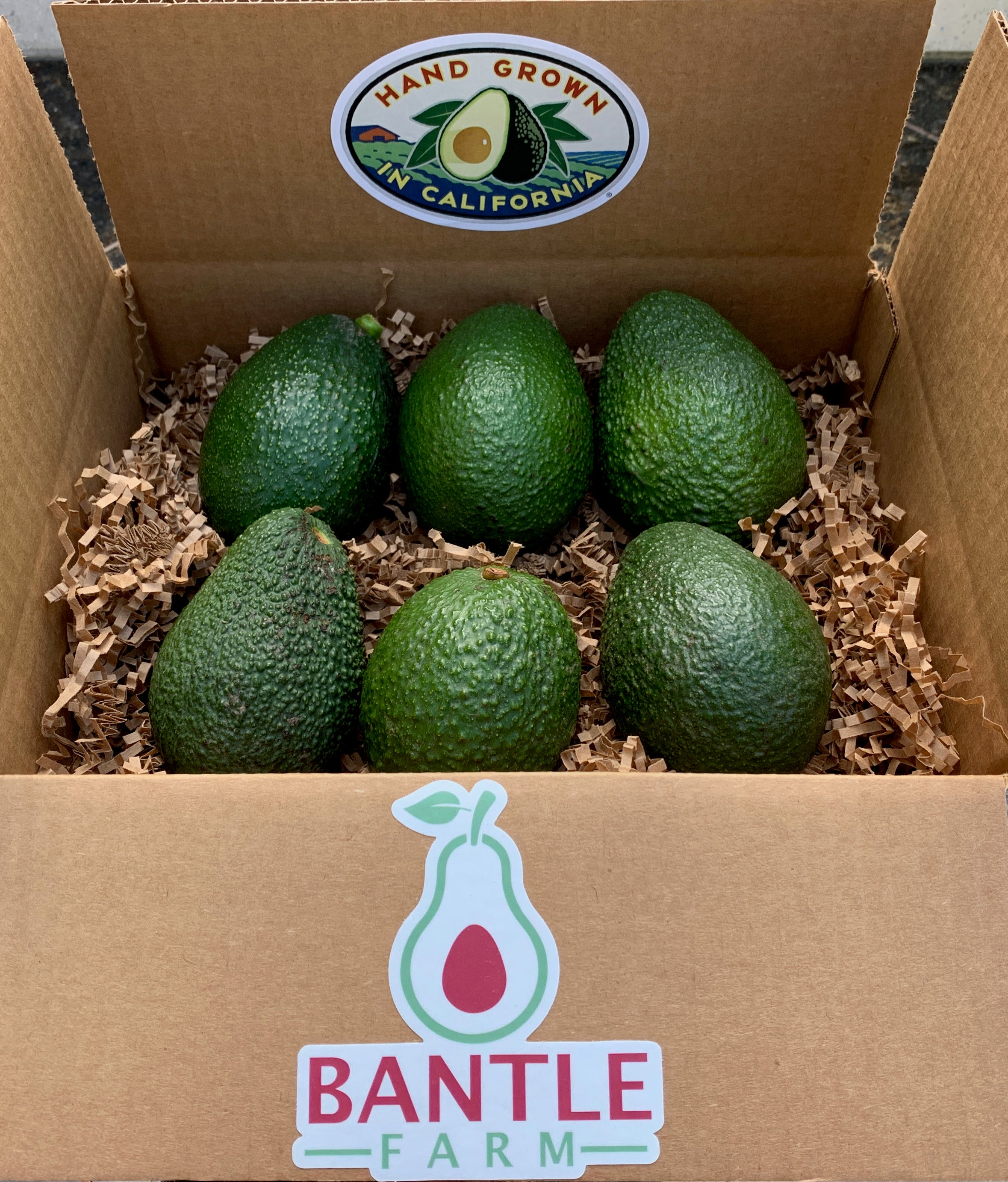 6 Large hass avocados shipped in the continental US